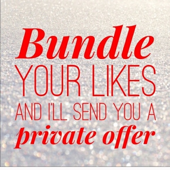 Accessories - Add like(s) to a bundle for a private offer!